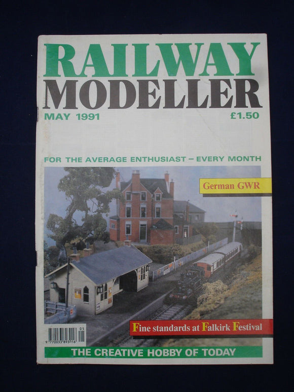 1 - Railway modeller - May 1991 - Contents page shown in photos