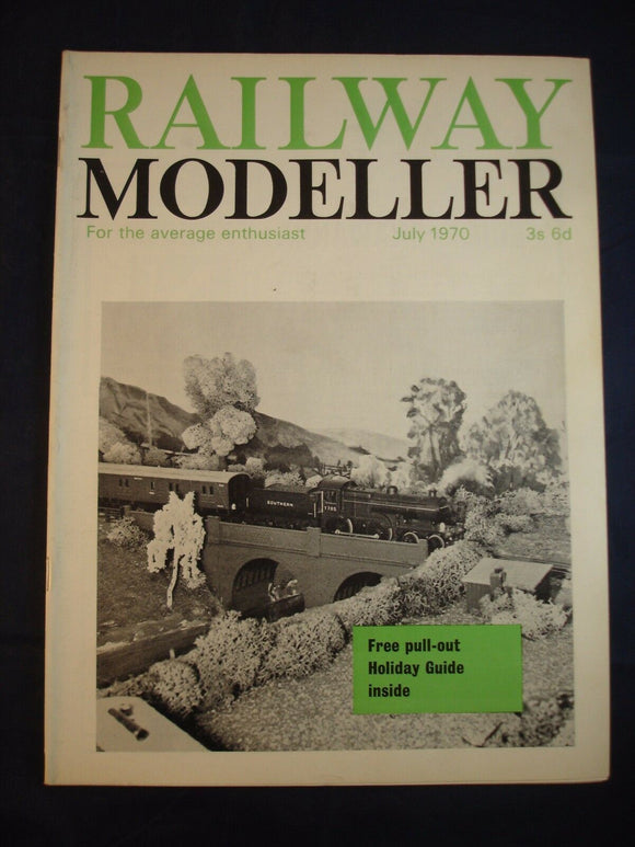 1 - Railway modeller - July 1970 - Contents page shown in photos