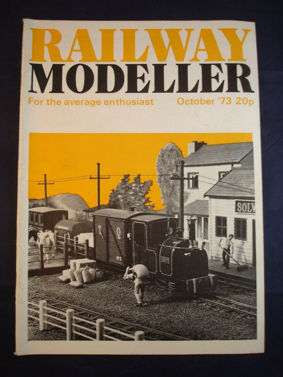 1 - Railway modeller - October 1973 - Contents page shown in photos
