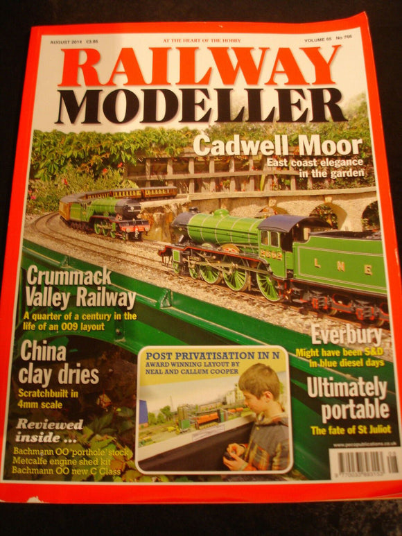 Railway Modeller August 2014 Cadwell Moor, Crummock, Everbury