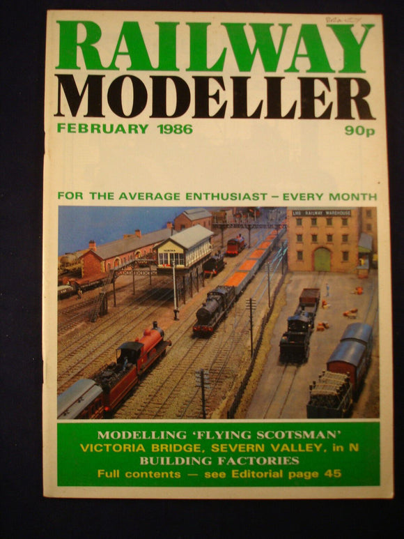 2 - Railway modeller - Feb 1986 - Contents page photos - Building factories