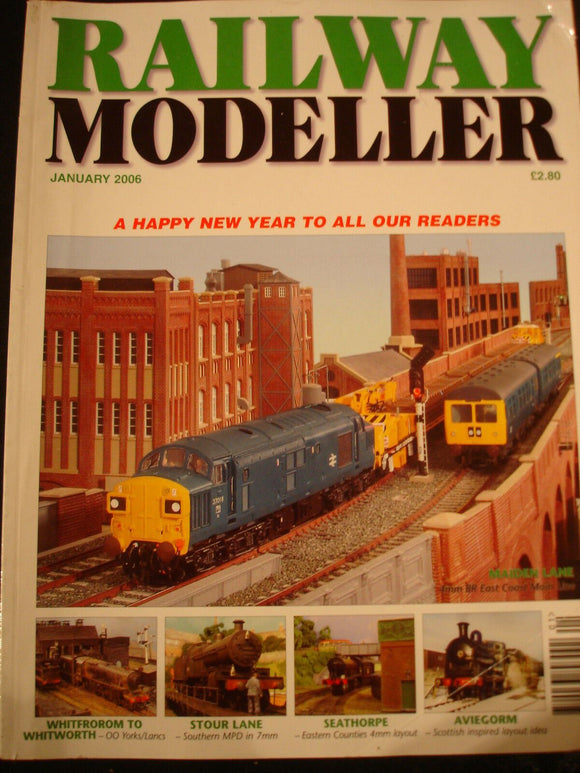 Railway Modeller Jan 2006 Whitfrorom, Stour Lane, Seathorpe, Aviegorm, Maiden Ln