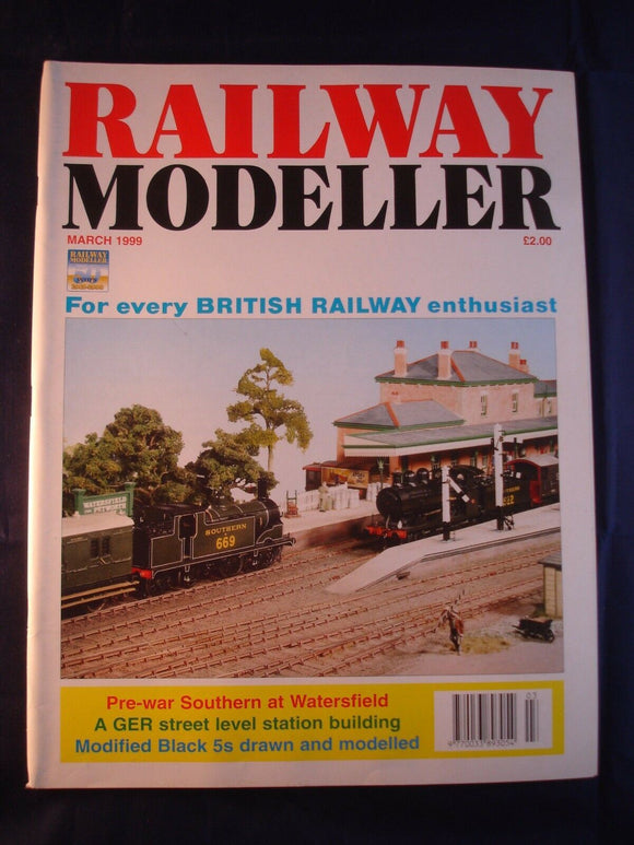 1 - Railway modeller - March 1999 - Contents page shown in photos