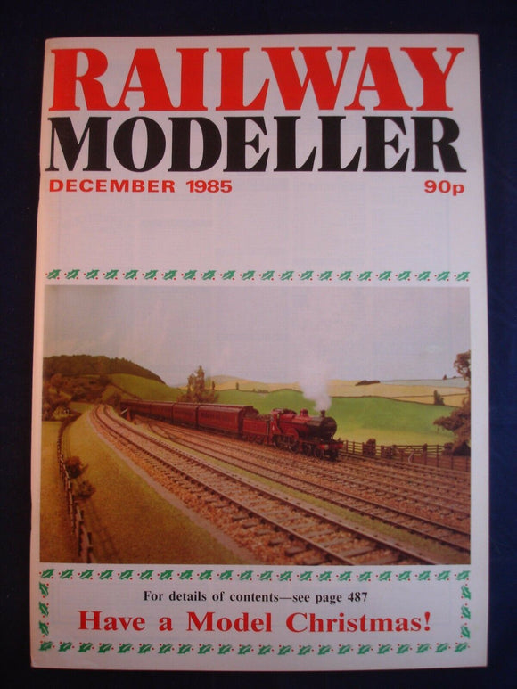 1 - Railway modeller - December  1985 - Contents page shown in photos