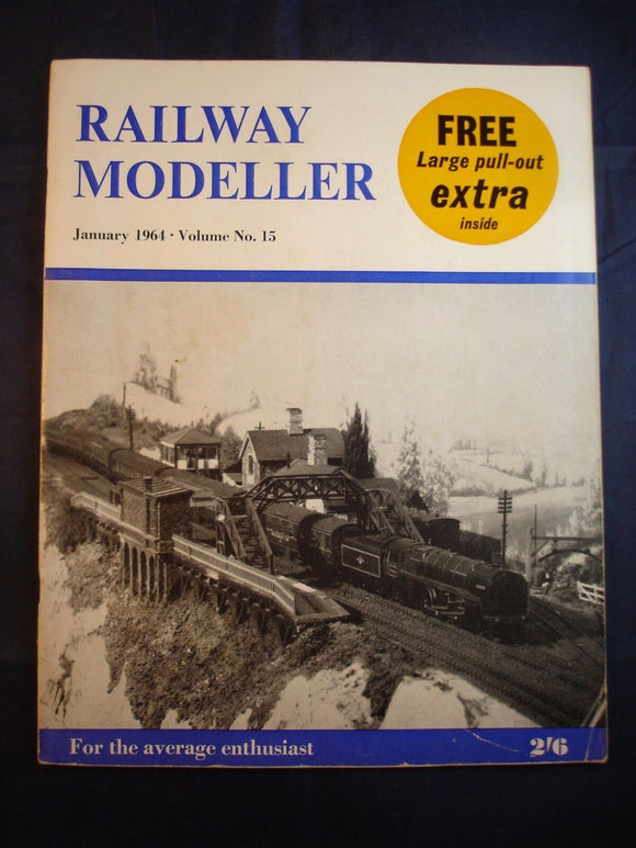 1 - Railway modeller - January 1964 - Contents page shown in photos