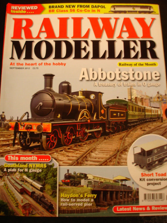 Railway Modeller Sep 2012 Abbotstone, Goathland, Haydon's Ferry.
