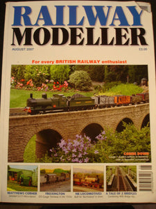 Railway Modeller Aug 2007 Froxington, Matthews Corner, NB locomotives,