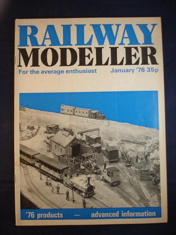 1 - Railway modeller - January 1976 - Contents page shown in photos