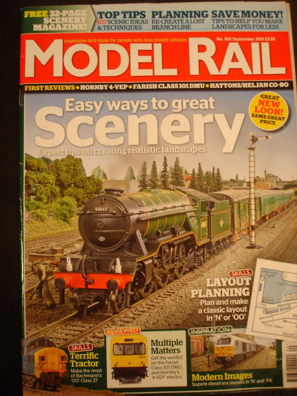 Model Rail Magazine Sep 2011 - Layout planning - Easy ways to great scenery