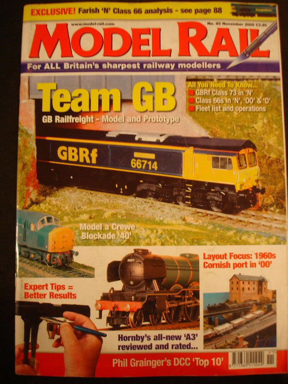 Model Rail Magazine Nov 2005 1960's Cornish port in OO