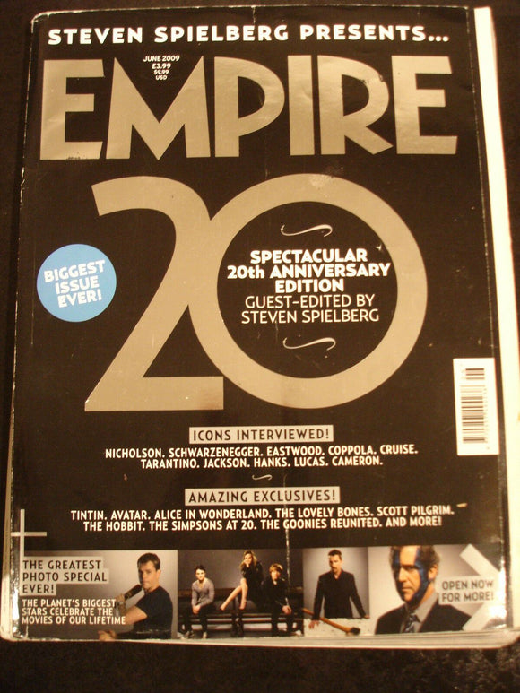 Empire Magazine film Issue 240 June 2009 Spielberg 20th Anniversary issue