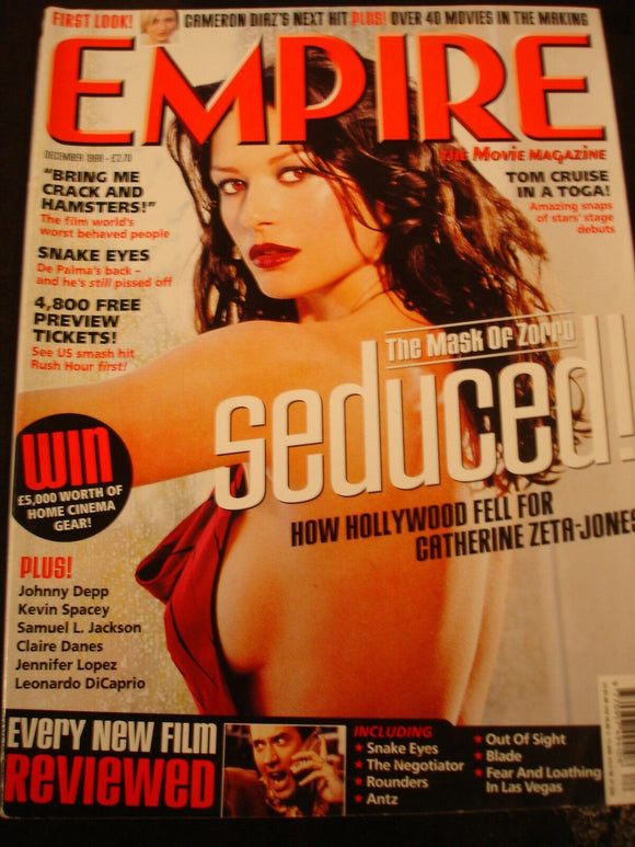 Empire Magazine film Issue 114 Dec 1998 Catherine Zeta Jones