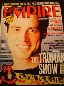 Empire Magazine film Issue 113 Nov 1998 Jim Carrey the Truman Show