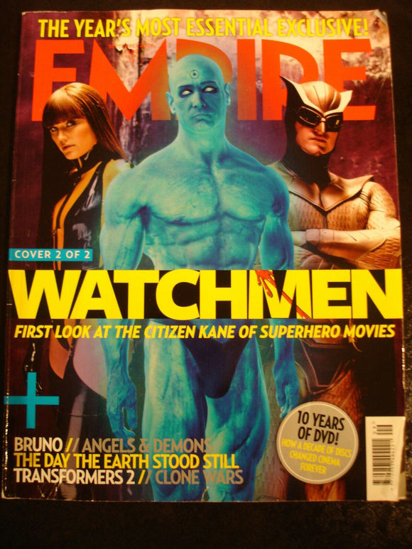 Empire Magazine film Issue 231 Sep 2008 The Watchmen cover 2 of 2