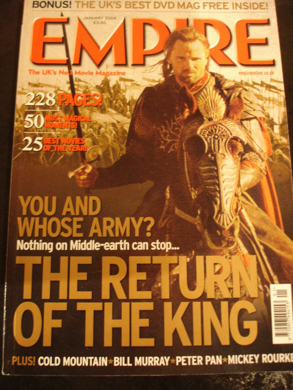 Empire Magazine film Issue 175 The return of the king LOTR Lord Rings