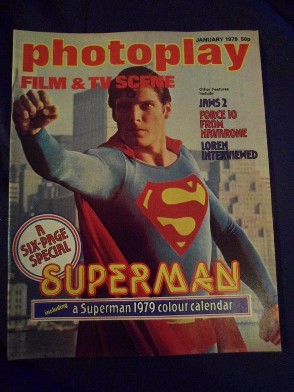 Vintage Photoplay Magazine - January 1979 -  Superman