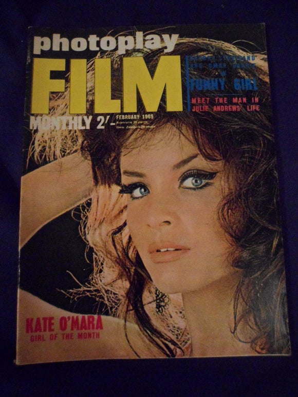 Vintage Photoplay Magazine - February 1969 - Kate O'Mara