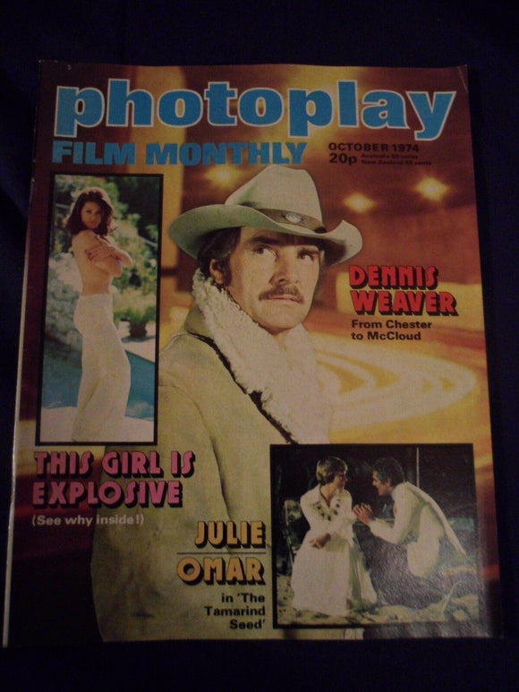 Vintage Photoplay Magazine - October 1974 - Dennis Weaver