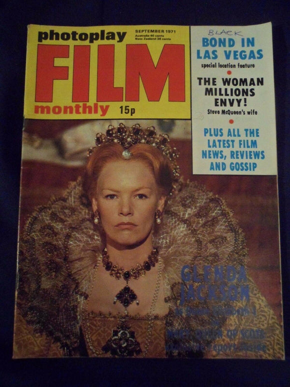 Vintage Photoplay Magazine - September 1971 -  Glenda Jackson - Mary Queen Scots