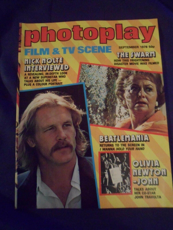 Vintage Photoplay Magazine - September 1978 - Nick Nolte - The Swarm