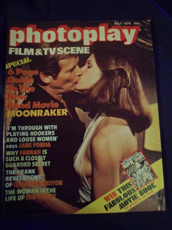 Vintage Photoplay Magazine - July 1979 - Bond - Moonraker