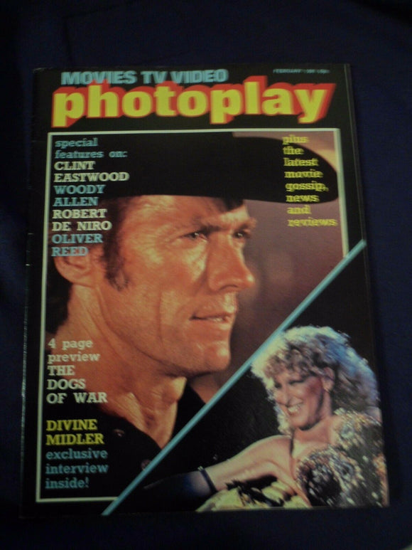 Vintage Photoplay Magazine - February 1981 - Clint Eastwood