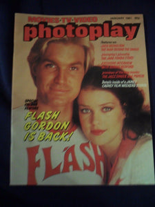 Vintage Photoplay Magazine - January 1981 - Flash Gordon