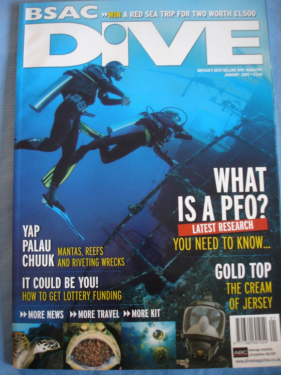 Dive mag - Jan 2005 - Jersey - Yap - Palau - Chuuk