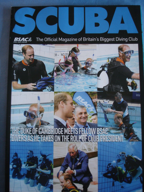 Scuba magazine Sep 2014 - Prince William Duke of Cambridge
