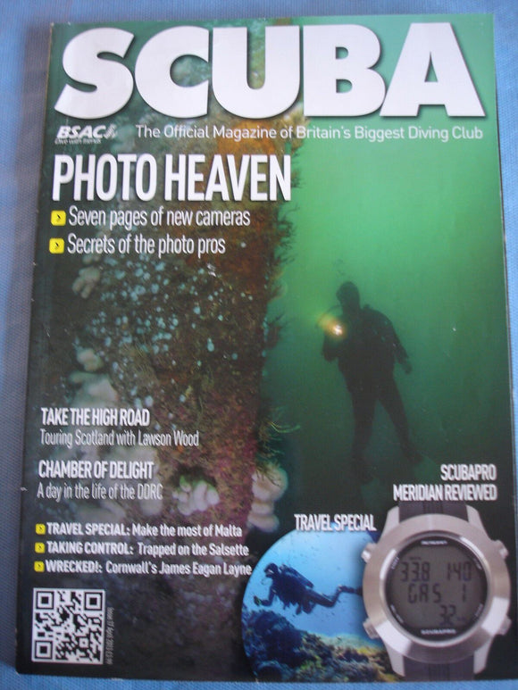 Scuba magazine April 2013 - Photo secrest - Malta - James Eagan Lane Cornwall