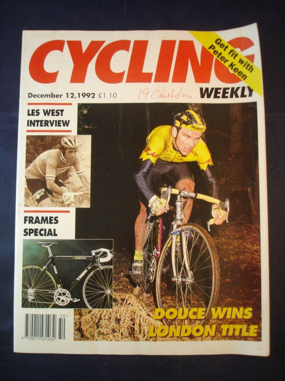 Vintage - Cycling Weekly  - 12 December 1992 - Birthday gift for the Cyclist