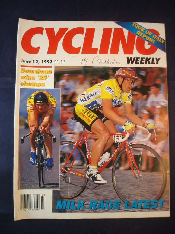 Vintage - Cycling Weekly  - 12 June 1993 - Birthday gift for the Cyclist