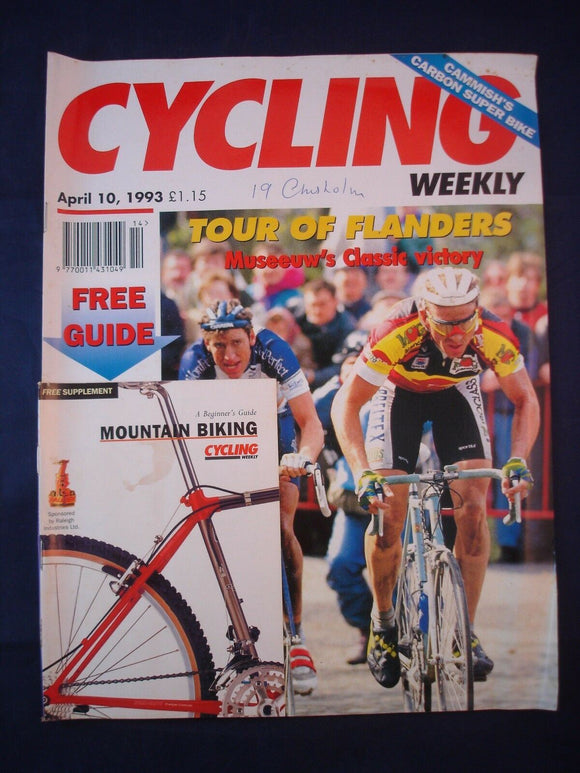 Vintage - Cycling Weekly  - 10 April 1993 - Birthday gift for the Cyclist