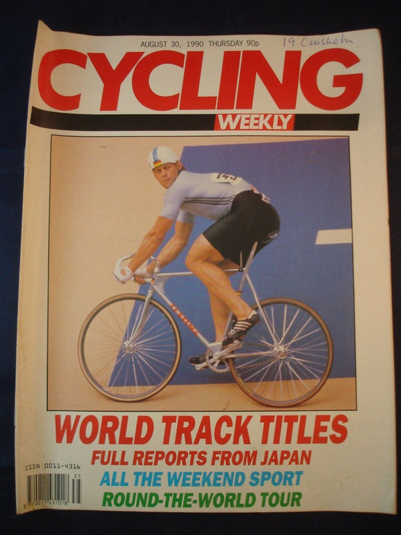 Vintage - Cycling Weekly  - 30 August 1990 - Birthday gift for the Cyclist