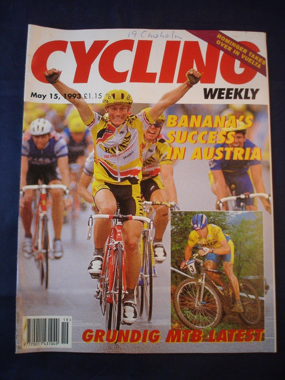 Vintage - Cycling Weekly  - 15 May 1993 - Birthday gift for the Cyclist