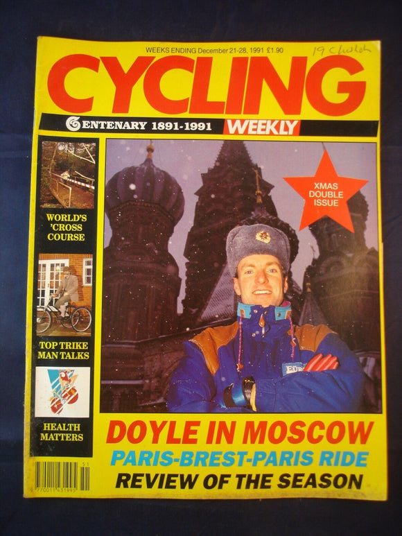 Vintage - Cycling Weekly  - 21-28 December 1991 - Birthday gift for the Cyclist