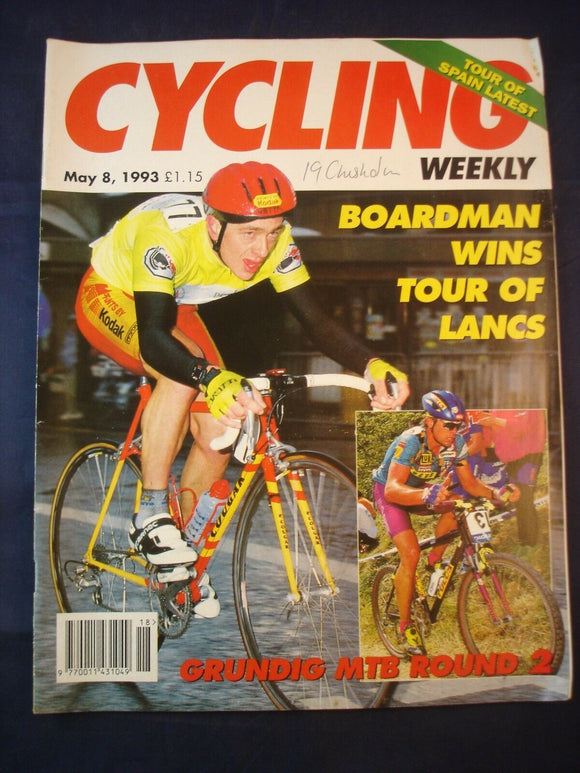 Vintage - Cycling Weekly  - 8 May 1993 - Birthday gift for the Cyclist