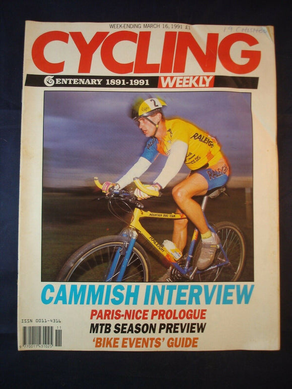 Vintage - Cycling Weekly  - 16 March 1991 - Birthday gift for the Cyclist