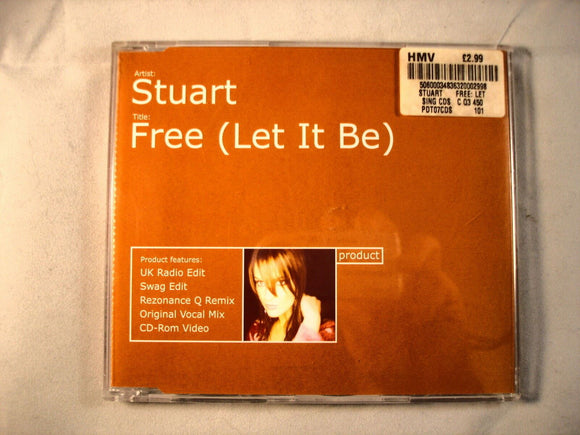 CD Single (B3) - Stuart - Free - Let it be - PDT07CDS