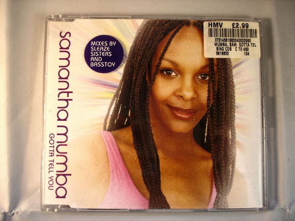 CD Single (B4) - Samantha Mumba - Gotta tell you - 561883 2