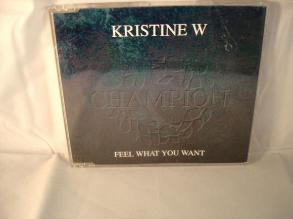 CD Single (B4) - Kristine W - Feel what you want - Champ CD 304