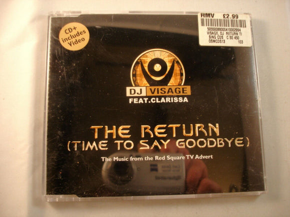 CD Single (B5) - DJ Visage - The Return - OSMCDS13