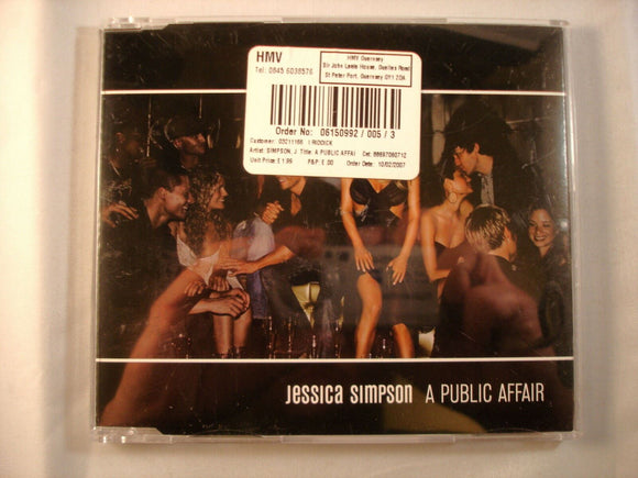CD Single (B5) - Jessica Simpson - A Public affair - 88697060712