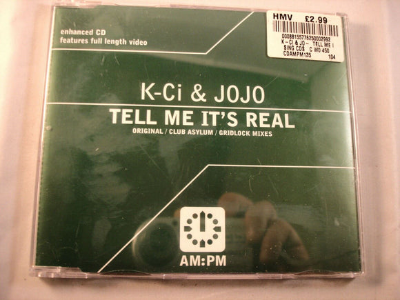 CD Single (B5) - K-Ci & Jojo - Tell me it's real - CDAMPM135