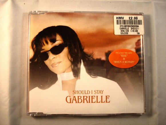 CD Single (B5) - Gabrielle - Should I stay - GOLCD32