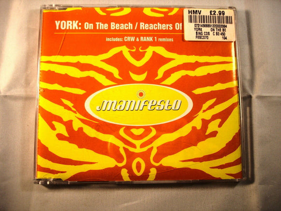 CD Single (B6) - York ‎– On The Beach / Reachers Of Civilization - FESCD70