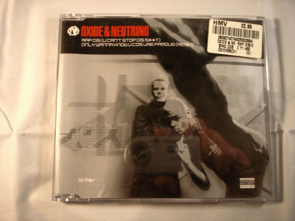 CD Single (B6) - Oxide and Neutrino - Rap Dis - Oxide08CD1