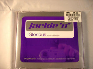 CD Single (B6) - Jackie 'O' ‎– Glorious (Dance Version)  - CDUPHO19