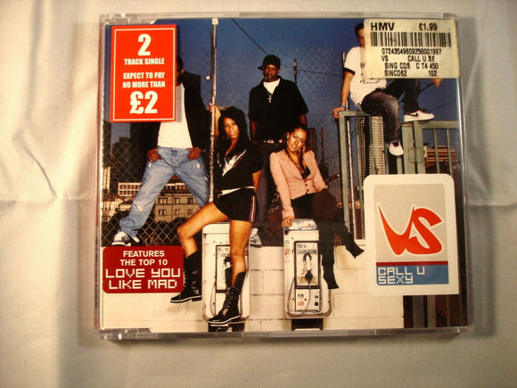 CD Single (B6) - VS (3) ‎– Call U Sexy - SINCD62
