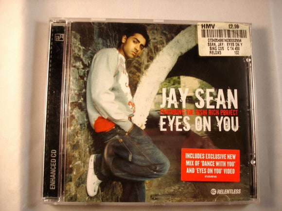 CD Single (B6) -  Jay Sean Ft. The Rishi Rich Project ‎– Eyes On You - RELDX5